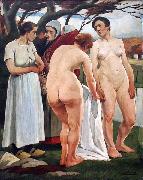 Eugene Laermans Women Bathing oil painting artist